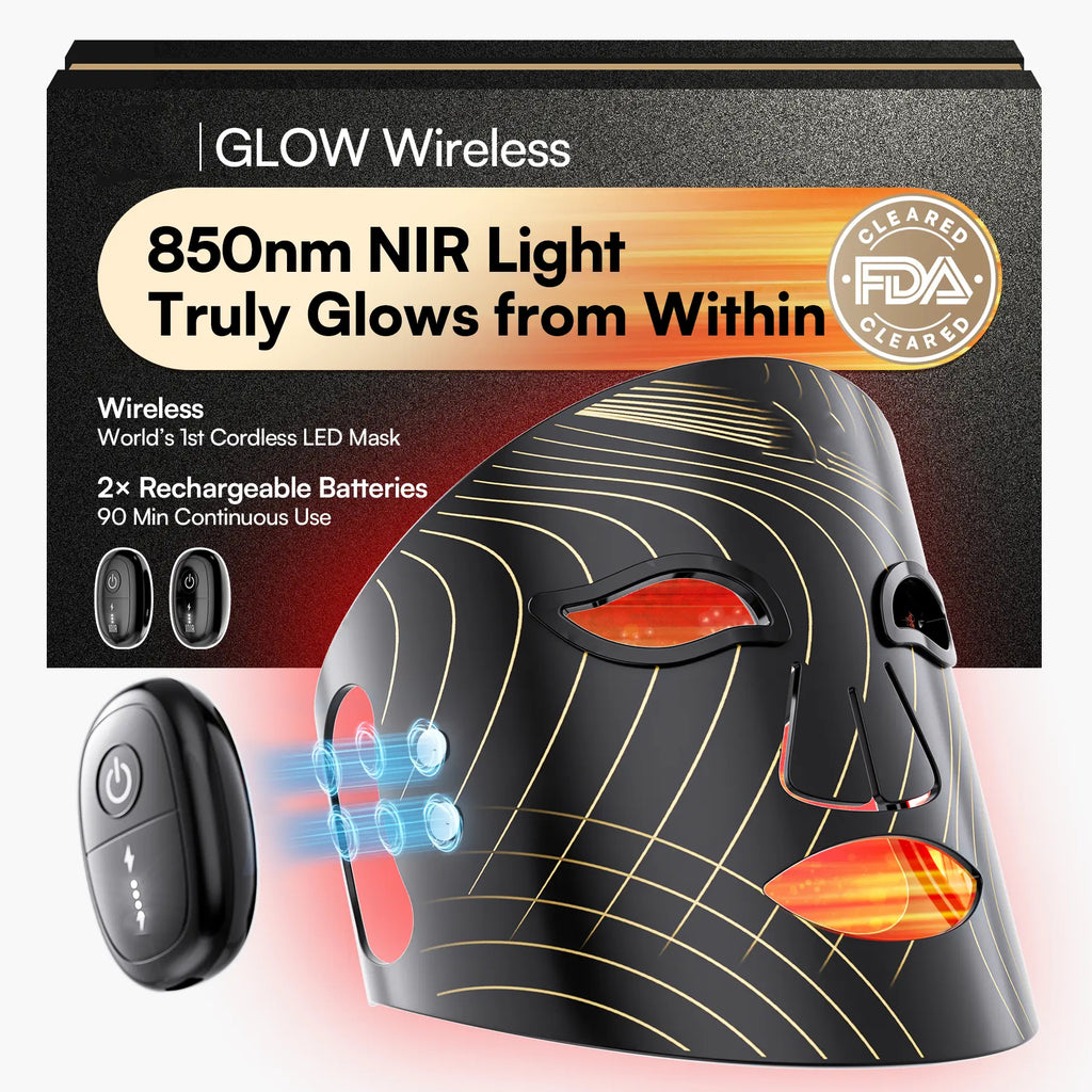 Wireless LED Face Mask-with Red Light Therapy